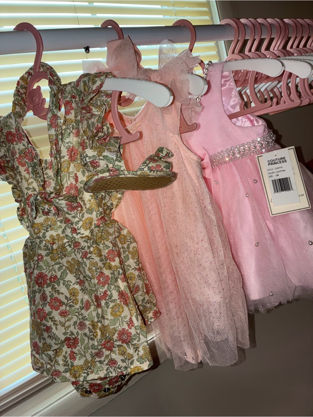 Pink Tulle Party Dress for babies